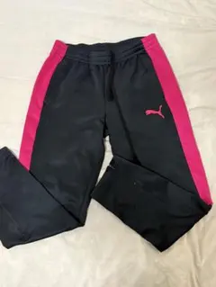 PUMA ジャージ パンツ ブラック ピンク Mサイズ