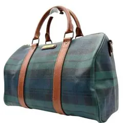 良品✨　ポロラルフローレン　ボストンバッグ　チェック柄　ハンドバッグ　旅行