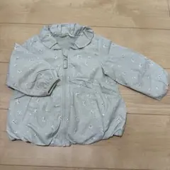 水色 ミント色　女の子ベビーアウター サイズ90