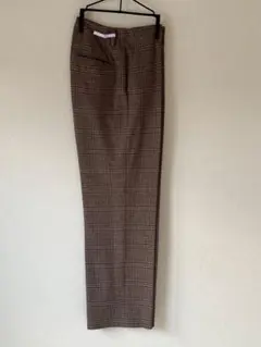 BEAUTY & YOUTH チェック柄 レディースパンツ 秋冬