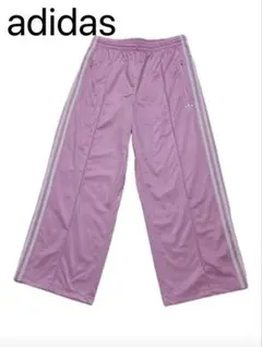 adidas アディダス トレフォイル トラックパンツ ワイド ピンク