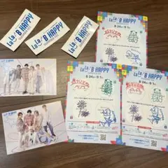 EXILE B HAPPY ららぽーと限定ポストカード 2種　シール3枚セット