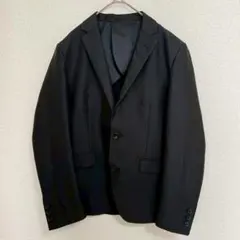 COMME CA ISM コムサイズム ジャケット S 黒 スーツ テーラード