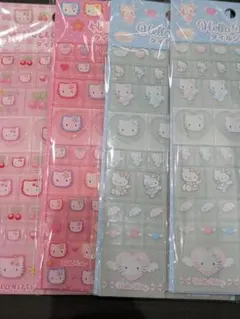 ハローキティタイルシール4枚セット