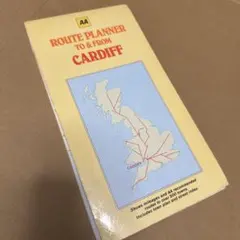CARDIFF ウェールズ 昔 地図 古地図 昭和レトロ イギリス 当時品 外国