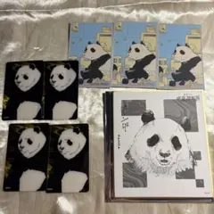 呪術廻戦展 箔押しクリアカード メモリアルコレクション 色紙コレクション パンダ