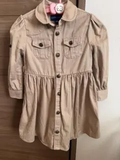 Ralph Lauren 18M 長袖ワンピース ベージュ