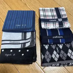 メンズハンカチセット 6点