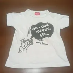 綿100%OJICO キッズ 半袖Tシャツ ホワイトのサムネイル