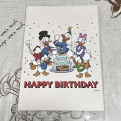 【即購入可】ドナルド バースデーカード ポストカード