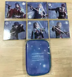 ミュージカル刀剣乱舞⭐︎DMMスクラッチ⭐︎江水散花雪⭐︎色紙全6種＆ブックポーチ