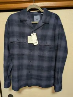 ユニクロ JW ANDERSONブラッシュドコットンオーバーサイズシャツM