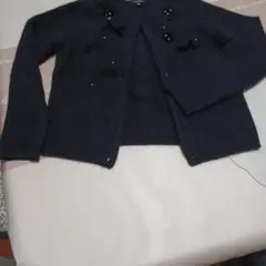 TOCCA 黒の 長袖カーディガン XS