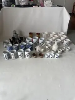 大相撲 酒器 湯呑 43点北の湖 千代の富士 若乃花 貴花田 若花田 小錦 朝潮