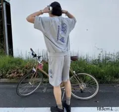 kaoyorinakami クッキーロゴセットアップ スウェット グレー M