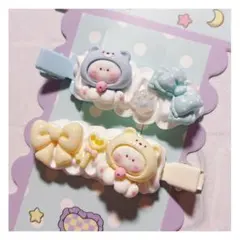 No.90 ホイップヘアピン　ヘアクリップ　前髪