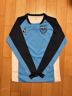 【美品】横浜FC 選手支給品　長袖 ブルー サッカー 練習着のサムネイル