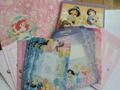 Disney Princess レターセット 便箋 封筒 ペーパーバッグ