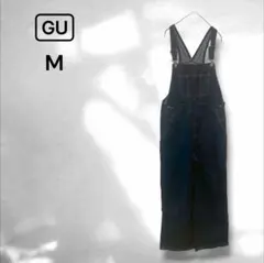 【ジーユー】オーバーオール サロペット シンプル カジュアル コットン M