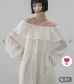 LOWRYSFARM新品2WAYシシュウミニワンピース 完売品 - メルカリ