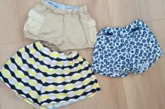 総額1万円超え！110ハーフパンツ 3点セット
