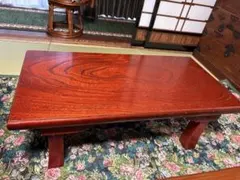 ごまふ様専用】木製座卓 120cm×75cm 和卓 座敷机 - メルカリ