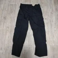 COMME CA ISM ブラックカーゴパンツ Lサイズ