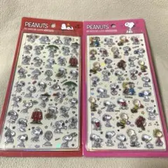 【韓国限定】ボンボンドロップシール　PEANUTS スヌーピー 2パックセット