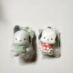 ポチャッコ　ふわわフロッキーマスコット　カラフルカラビナマスコットチャーム