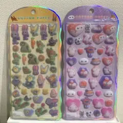 コットンパフィーシール　ズートピア　ベイマックス　正規品　ディズニー