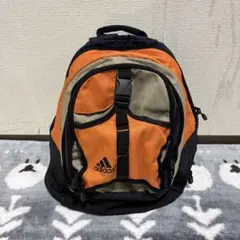 【adidas】 リュック・バックパック オレンジ/グレー