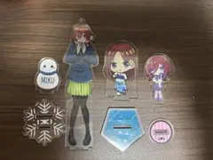五等分の花嫁 レトロガール コラボカフェ ちびキャラアクリルスタンド