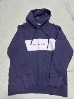 BILLABONG ネイビー フード付きパーカー