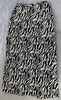 GRL ゼブラ柄 ロングスカート