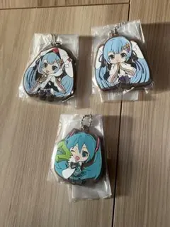 初音ミク　雪ミク　ラバーストラップ