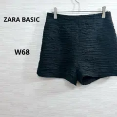 美品★ZARA BASIC ザラベーシック ショートパンツ W68 黒 Sサイズ