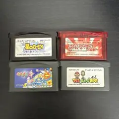 ゲームボーイアドバンス　ポケットモンスタールビー　カービィ　マリオ