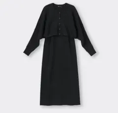 GU 2ピースカーディガンセットワンピース　XLサイズ