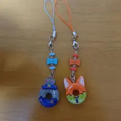 ズートピア ドーナツ型ストラップ2個セット