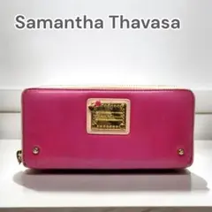 Samantha Thavasa 長財布 ピンク ゴールドのサムネイル
