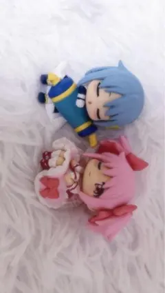 魔法少女まどかマギカ 鹿目まどか 美樹さやか フィギュア おねむたん