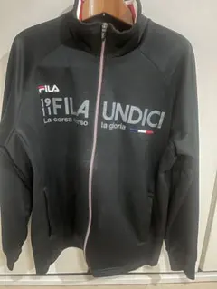 【刺繍ロゴ】 FILA フィラ トラックジャケット 古着 メンズ L