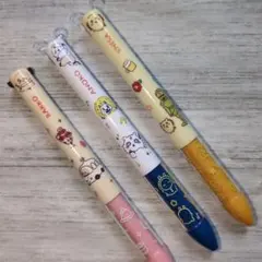 ちいかわ 2色ボールペン 3本セット　ちいかわミニ　新品のサムネイル