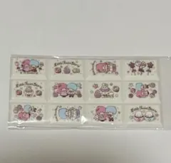 ちょこぶろっくしーる リトルツインスターズ キキララ サンリオ ブロックシール
