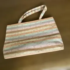ストライプバッグ