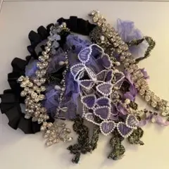 盛り髪セットリボン体育祭　文化祭