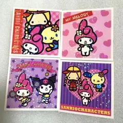 マイメロディ　サンリオ　シールコレクション　グッズ　ウサハナ　クロミ　ステッカー