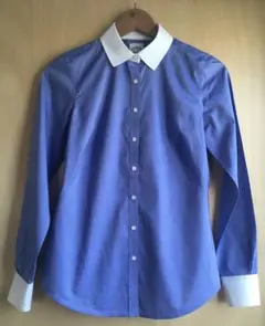 Brooks Brothers　クレリックシャツ　ブルー×ホワイト