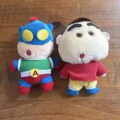 クレヨンしんちゃん　アクション仮面　ぬいぐるみ　まとめ売り　当時物　レトロ