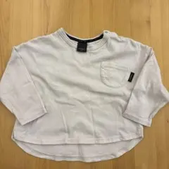 manina バースディ 長袖カットソー 90 ホワイト